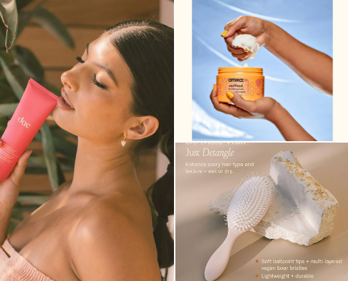 hair prep & care 💇🏻‍♀️ cover photo collage