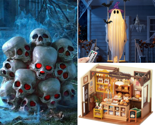 Enter If You Dare: Halloween Decor cover photo collage