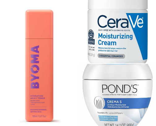 Skincare Recs for sensitive skin cover photo collage