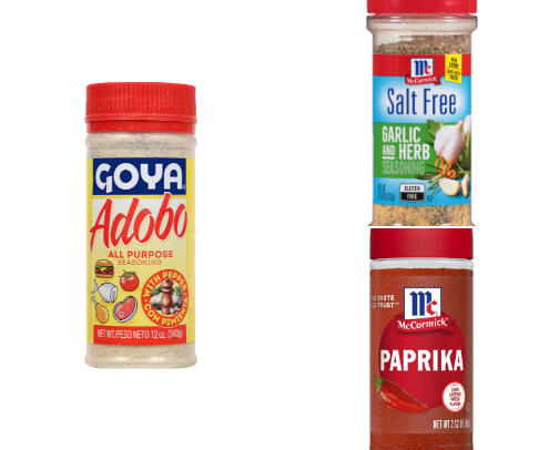 My Go-To Seasonings + Kitchen Staples cover photo collage