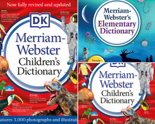 Download - Merriam-Webster Children's Dictionary, New Edition: Features 3,000 Photographs and Illustrations learning companions cover photo collage
