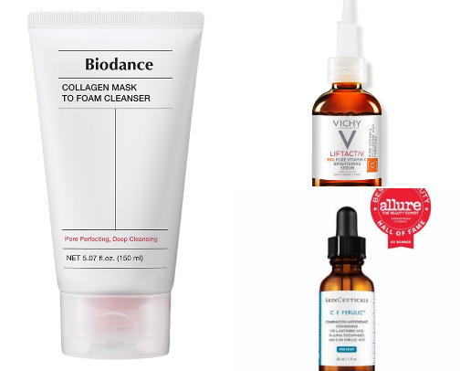 Daily Skincare Routine cover photo collage