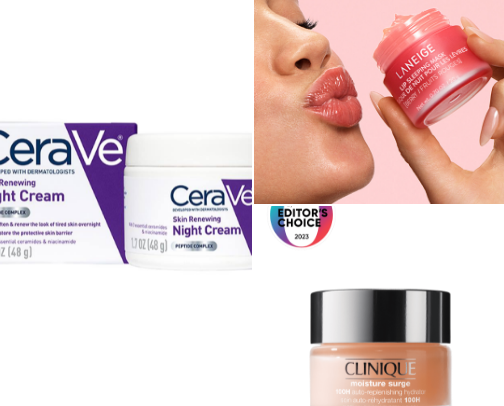 Skin care cover photo collage