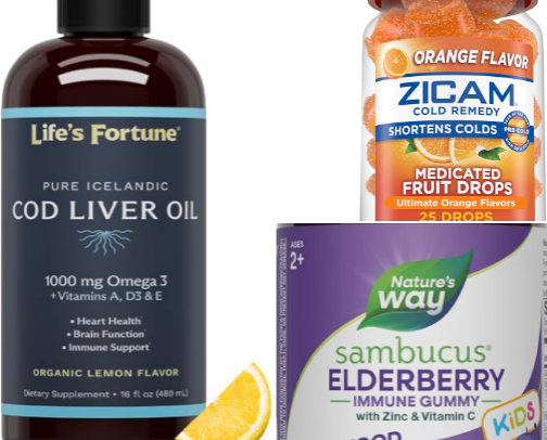 Sick Day Essentials for Parents to survive the cold and flu season cover photo collage