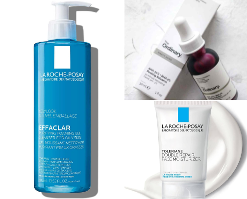 skincare cover photo collage