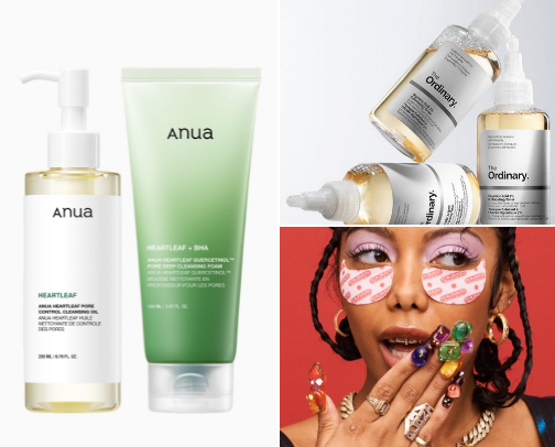 Moisturizer, skin oil & Body care products cover photo collage
