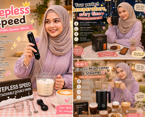 Cozy Coffee Corner Essentials ☕ cover photo collage