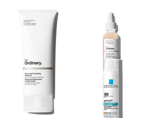 Acne prone skin must haves cover photo collage