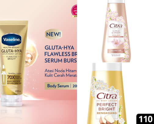 Body Lotion Pencerah Populer dengan Harga Terjangkau (di bawah 50 ribu rupiah) cover photo collage