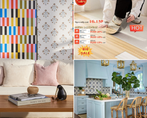 renter-friendly must haves 🪴🏠 cover photo collage