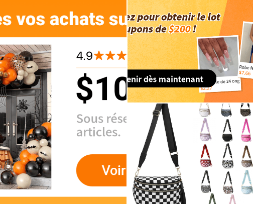 Décoration Halloween cover photo collage