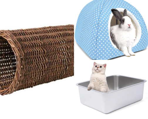 Bunny rabbits cover photo collage
