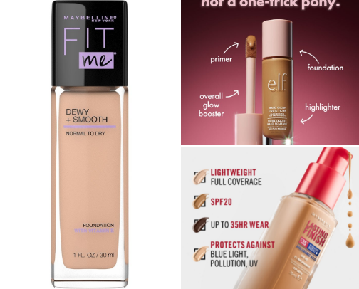 Best foundations!☁️🌸 cover photo collage