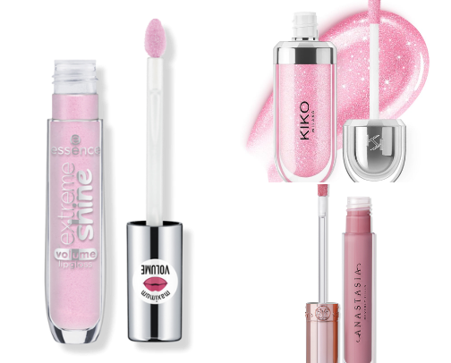 baby pink gloss collection cover photo collage