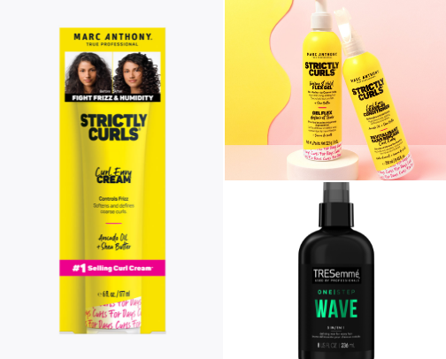 Curly/Wavy Hair Routine cover photo collage