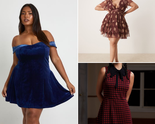Plus sized clothes I’ve added to my wishlists this October cover photo collage