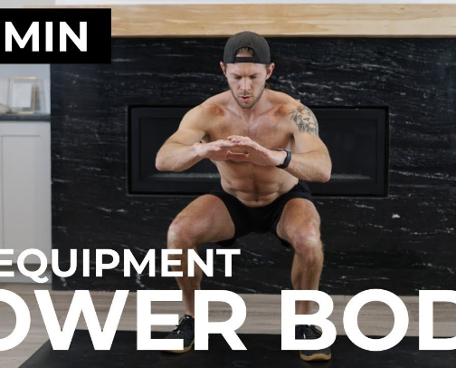 At home workout - Lower Body cover photo collage