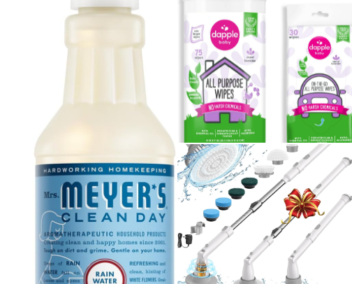 Cleaning cover photo collage