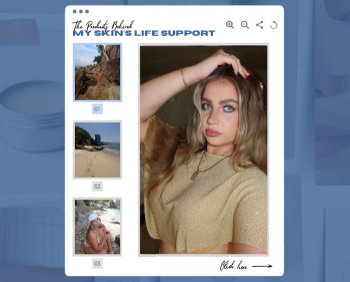 My Skin’s Life Support 🧴 cover photo collage