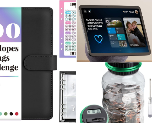 💰 Home Office & Savings Must-Haves 💻 cover photo collage