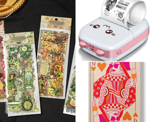 Junk journaling essentials! cover photo collage