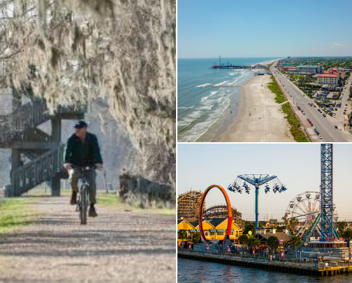Come to Texas and see the things to do in and around Houston cover photo collage