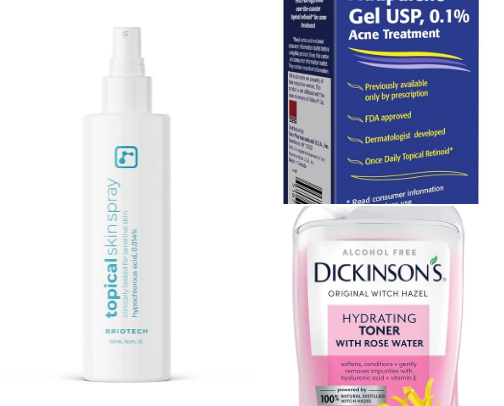 Skincare necessities cover photo collage