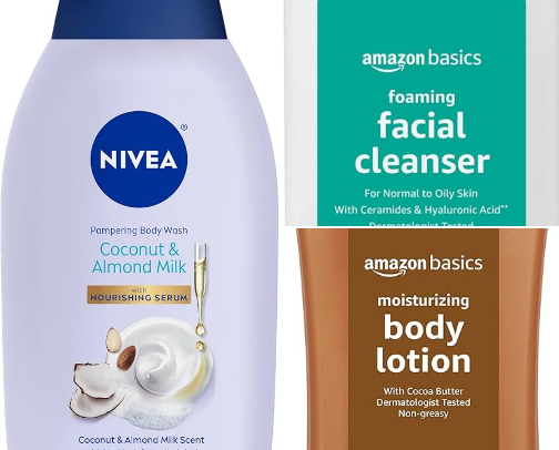 Bathroom essentials cover photo collage