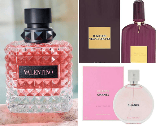 Perfumes for Woman cover photo collage