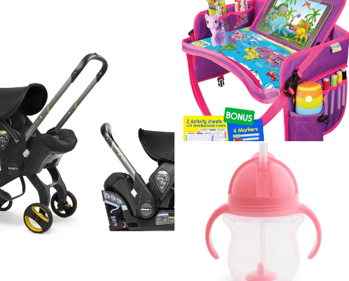 Traveling w/ kids must haves cover photo collage