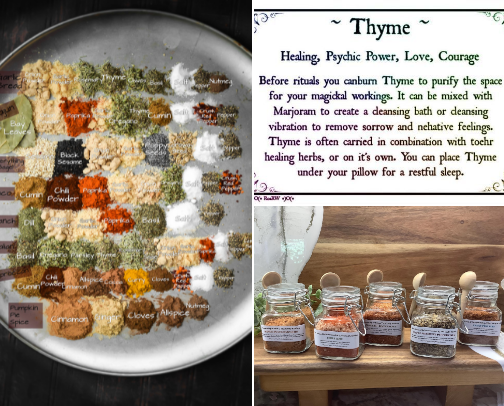 The Magic in The Spice Cabinet cover photo collage