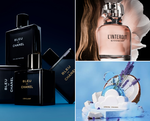 Fragrances I love cover photo collage