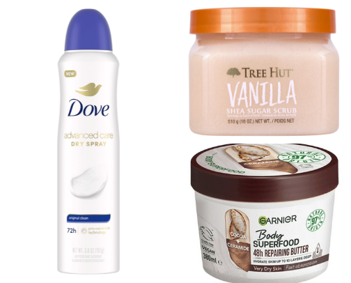 Body care products🧖🏼‍♀️ cover photo collage