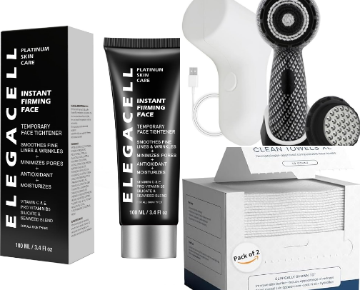 Skin care cover photo collage