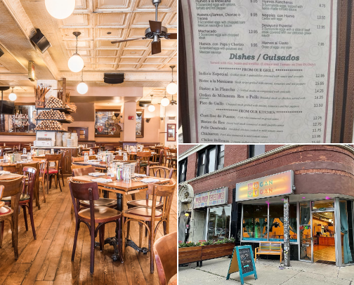Chicago restaurants cover photo collage