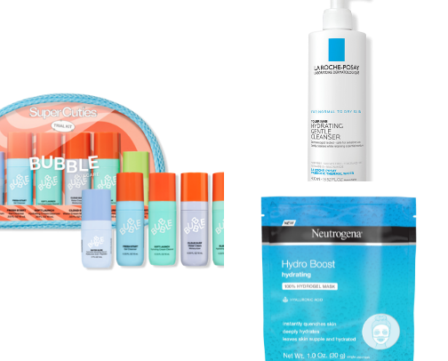 Skincare baddie cover photo collage