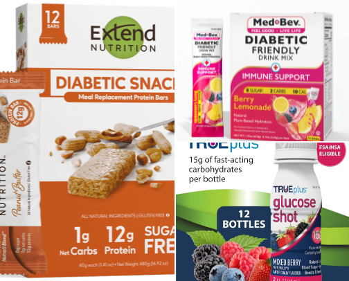 Diabetic products cover photo collage