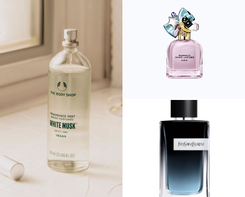 Perfumes cover photo collage