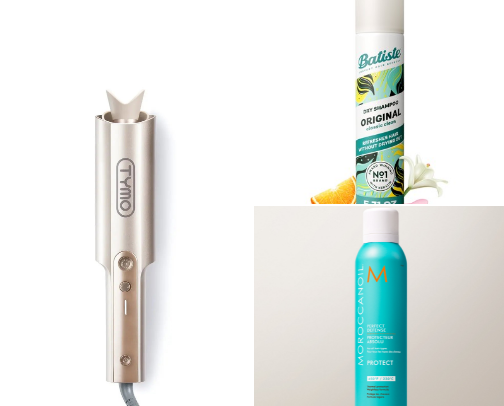 Hair tools, products, & accessories cover photo collage