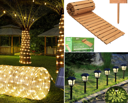 Backyard Bliss: Garden & Outdoor Makeover Must-Haves cover photo collage