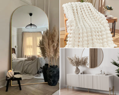 Cozy decoration cover photo collage