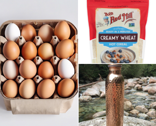 Non toxic, no more plastic alternatives for food and water storage/use cover photo collage