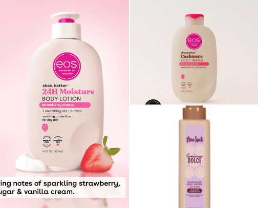 Clean girl aesthetic - Bath & Body cover photo collage