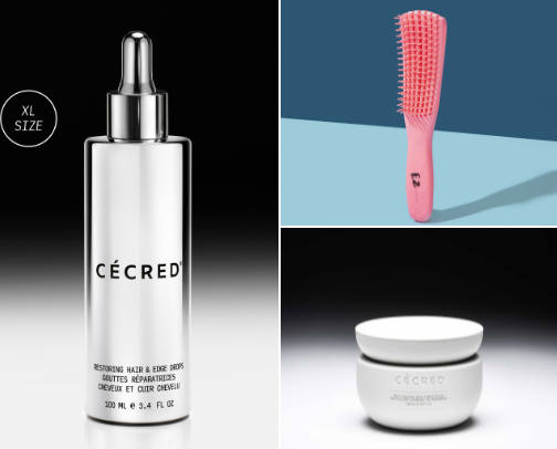 hair care must haves - type 4 girlies 👑 cover photo collage