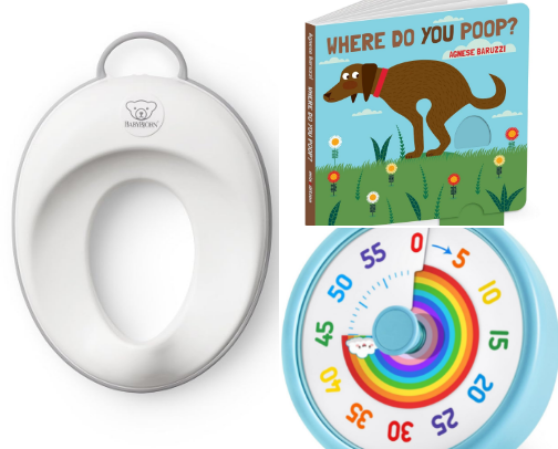 Potty Training Must-Haves & Helpful Finds cover photo collage