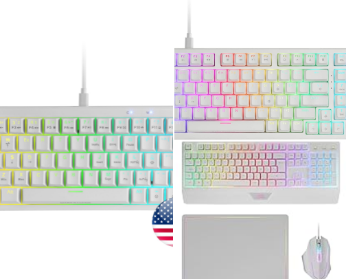 Periféricos económicos para tu setup ⌨️🫰🏻 cover photo collage