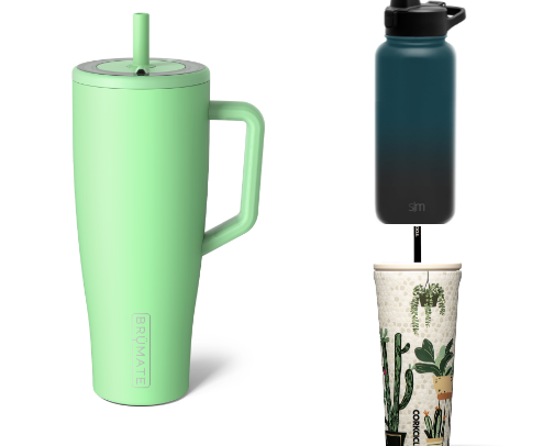 Travel bottles/tumblers that changed my life ✨ cover photo collage