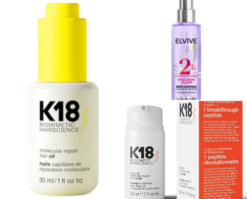 Products for Hair Growth for high porosity hair🫧🩵🧴 cover photo collage