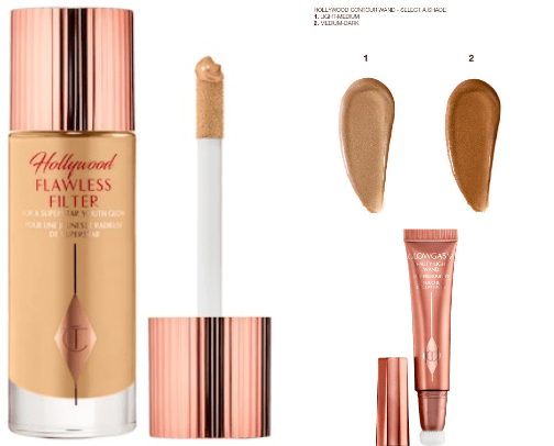 Glowy makeup looks cover photo collage