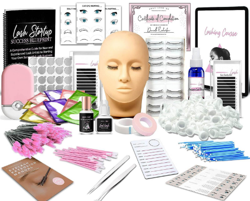 Start a Lash Business at Home 
(Under $100) cover photo collage